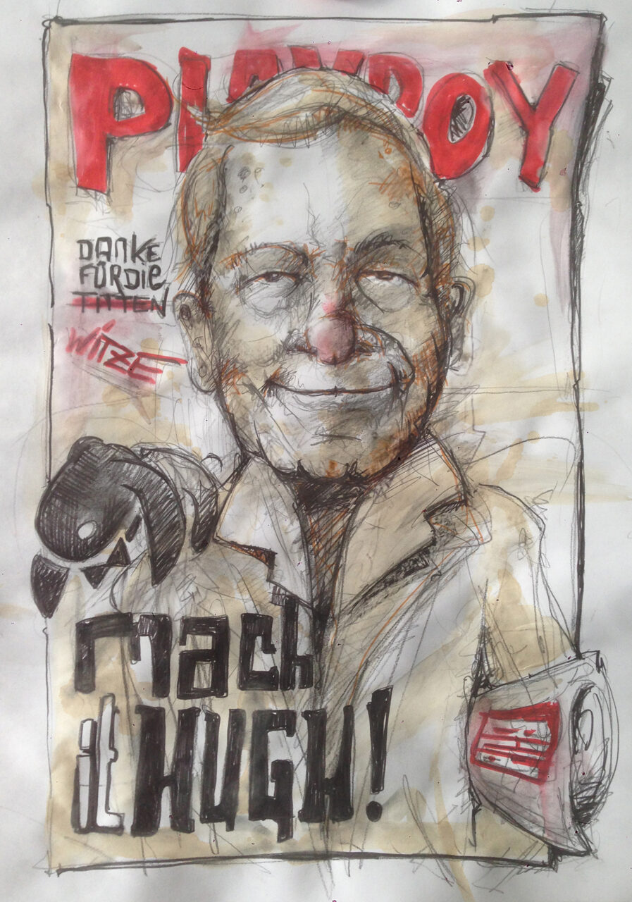 Mach it Hugh | Illustration © by Daniel Opderbeck